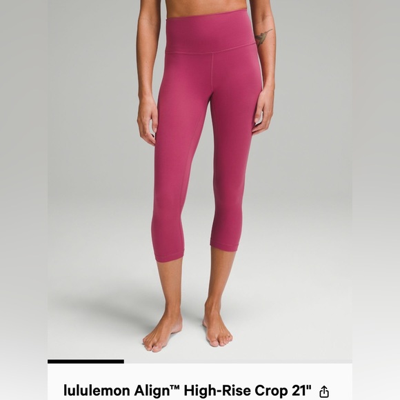 Pink lululemon leggings - Picture 1 of 1